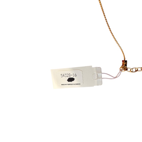 NINA RICCI Crystal Pendant Gold Plated 16” Necklace - Picture 10 of 12